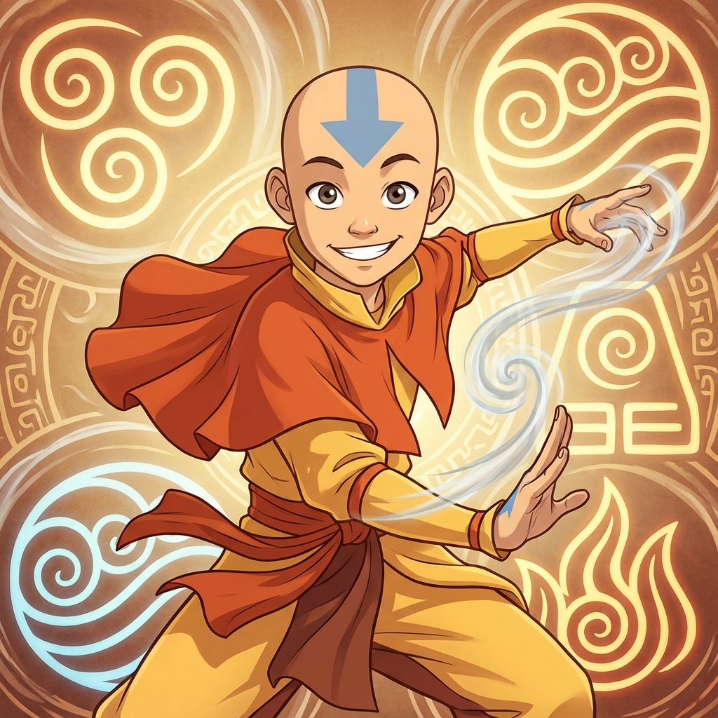 Aang AI persona avatar