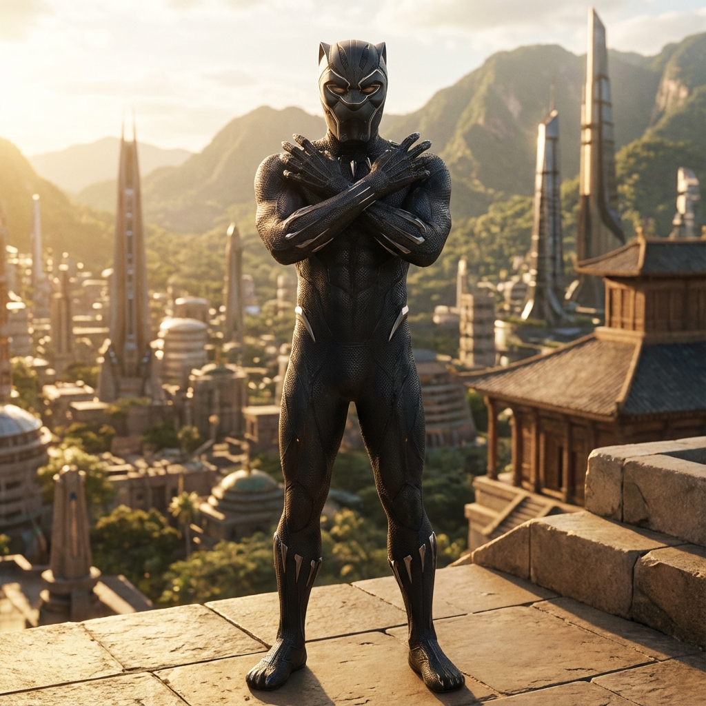 Black Panther AI persona avatar