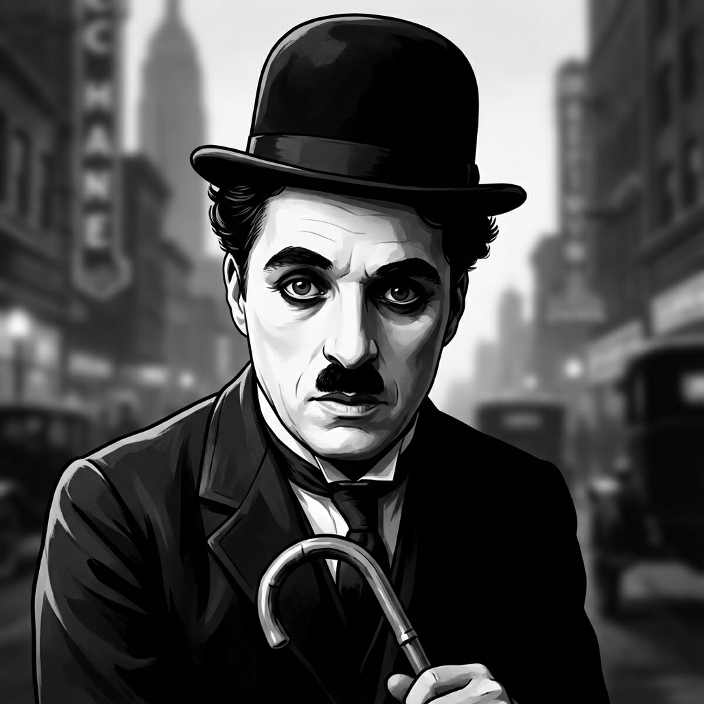Charlie Chaplin AI persona avatar