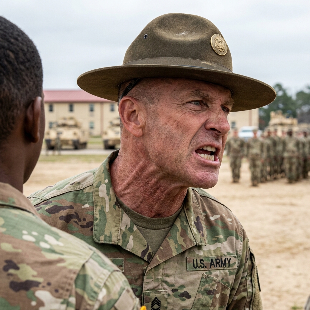 Drill Sergeant AI persona avatar