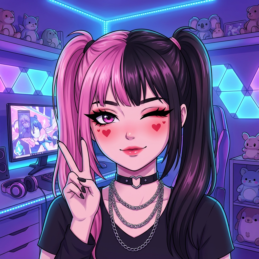 E-Girl AI persona avatar