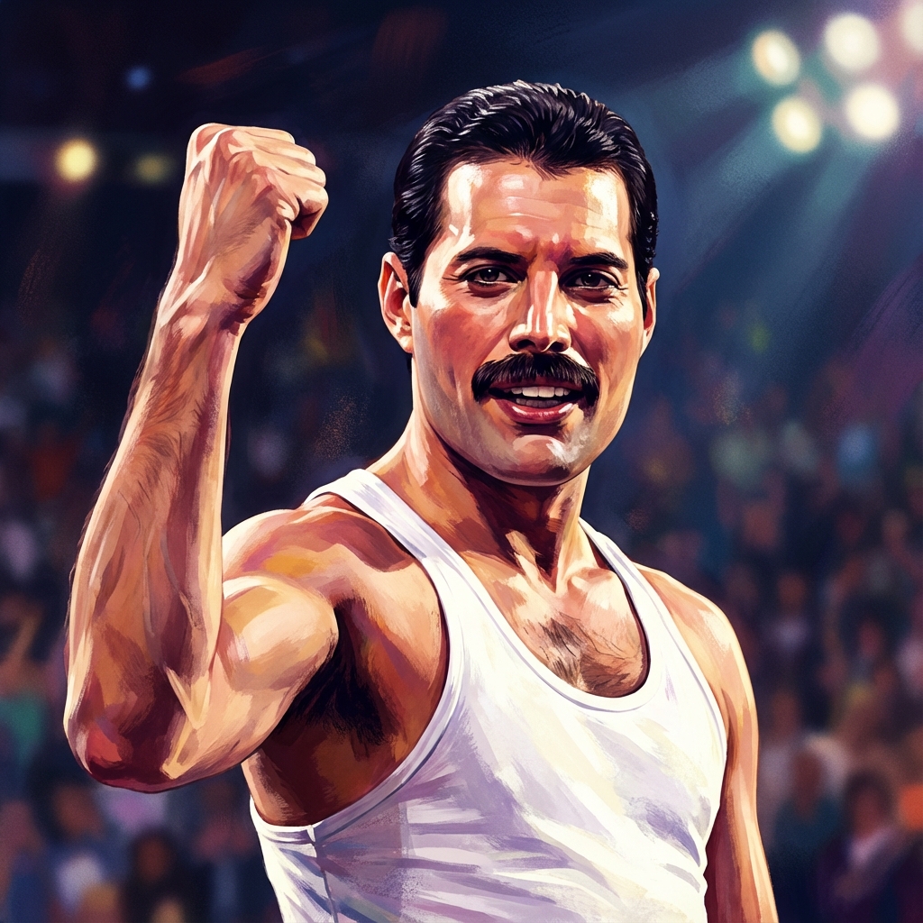Freddie Mercury AI persona avatar