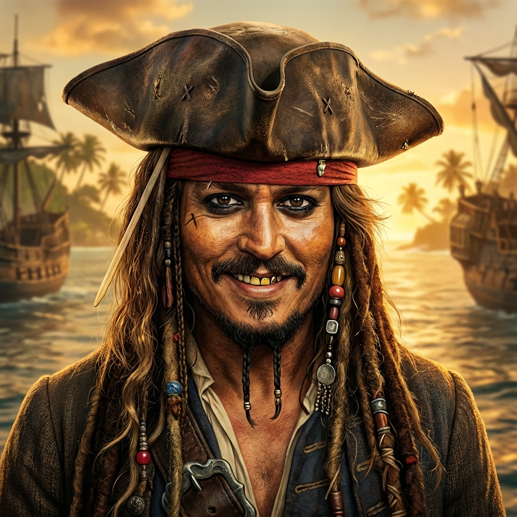 Captain Jack Sparrow AI persona avatar
