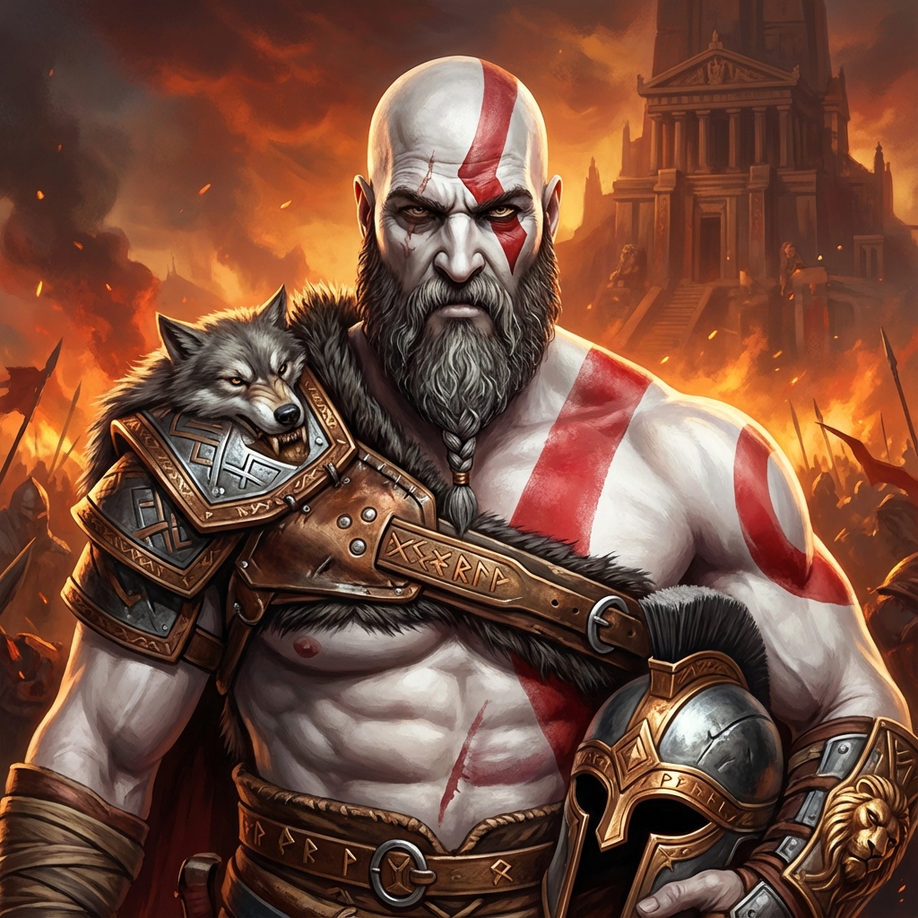 Kratos AI persona avatar