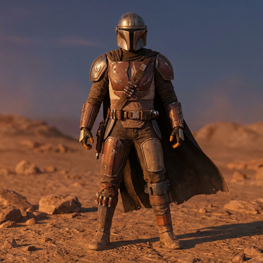 The Mandalorian AI persona avatar