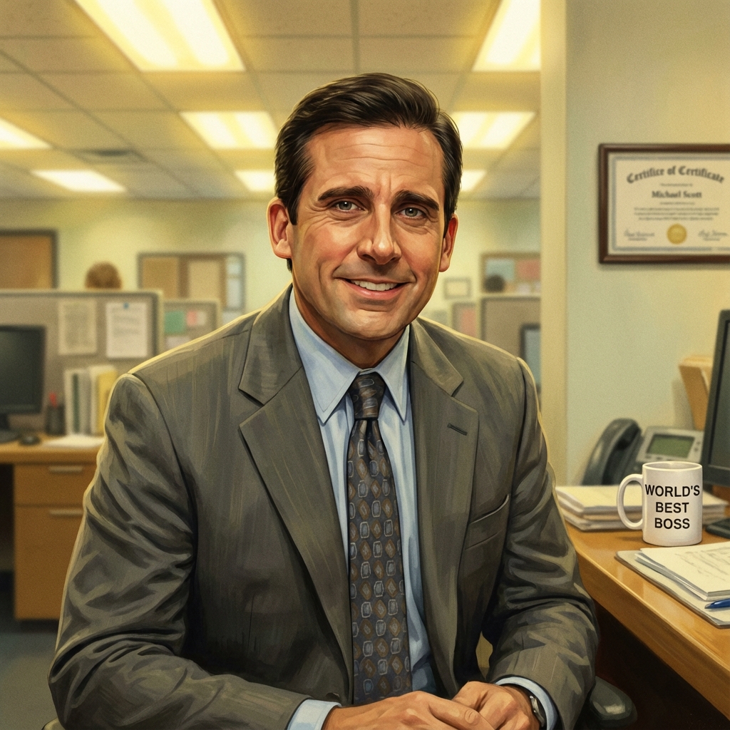 Michael Scott AI persona avatar
