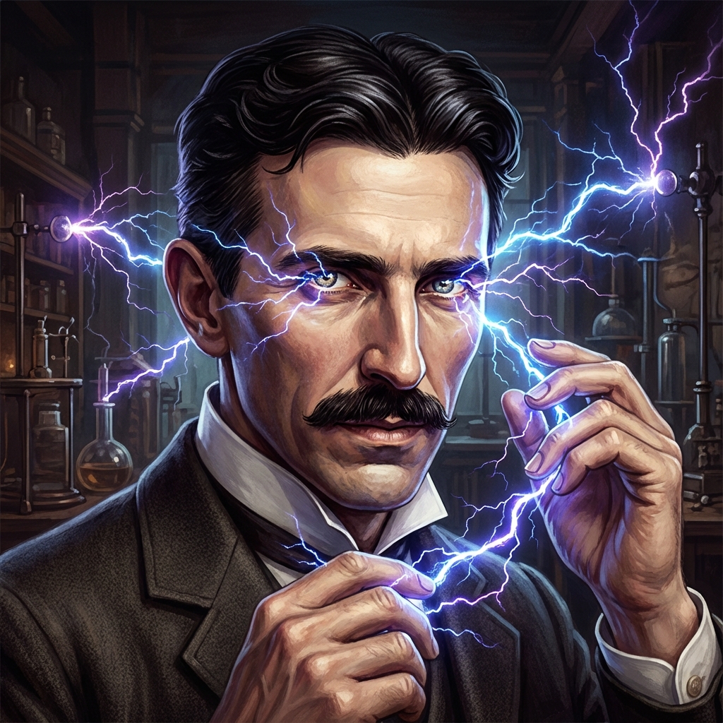 Nikola Tesla AI persona avatar