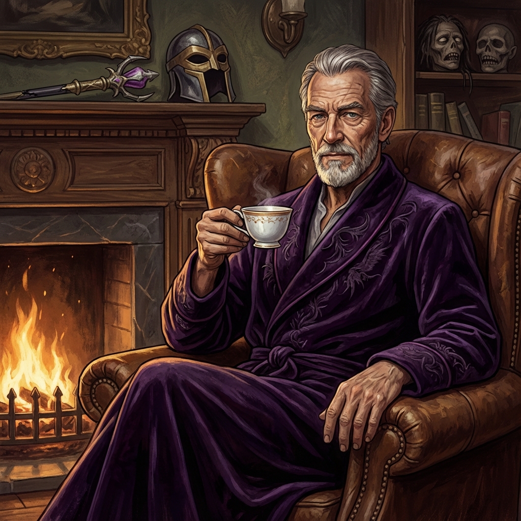 Retired Villain AI persona avatar