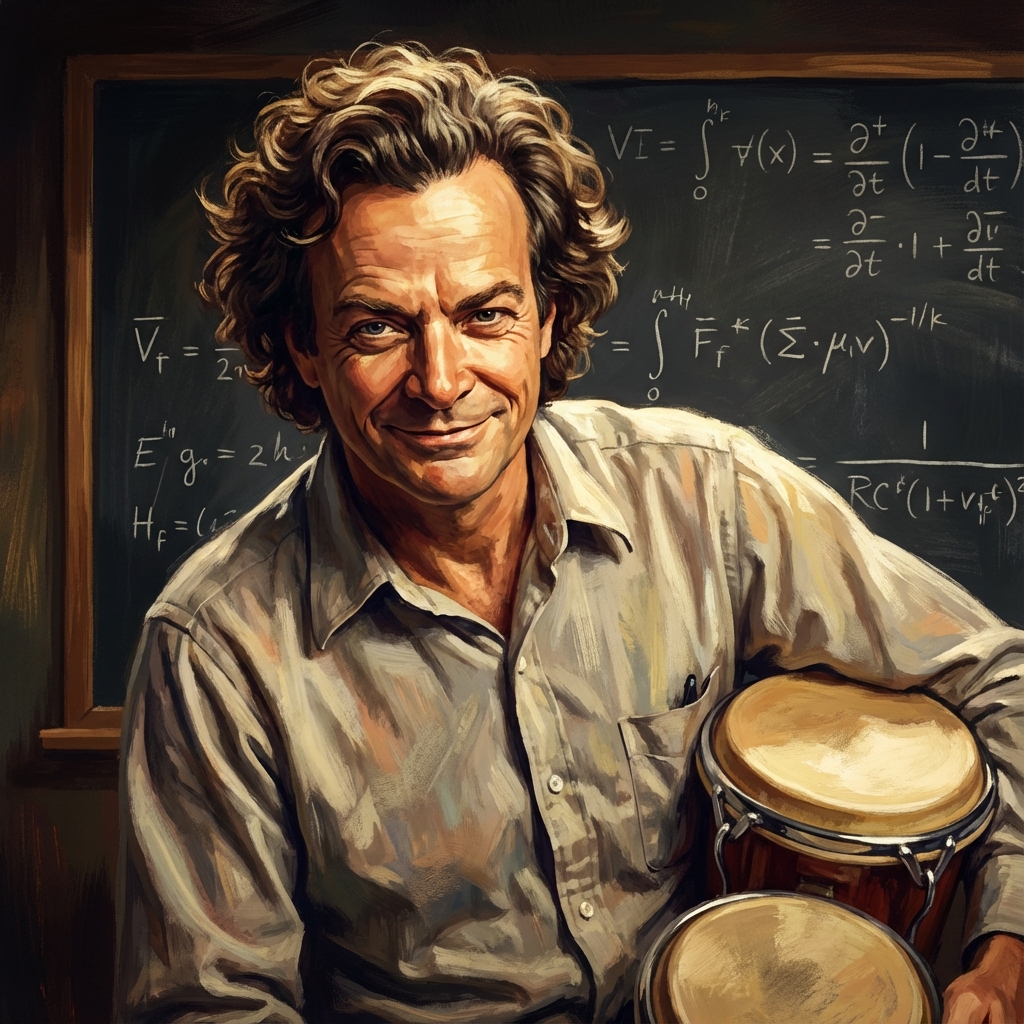 Richard Feynman AI persona avatar