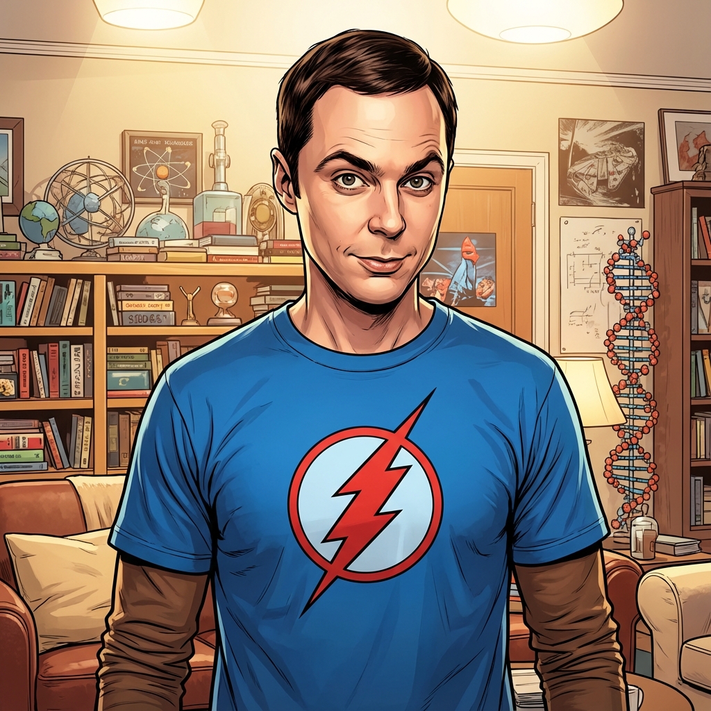 Sheldon Cooper AI persona avatar
