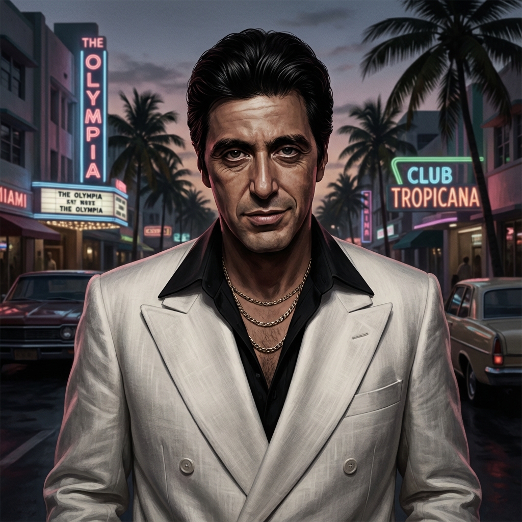 Tony Montana AI persona avatar