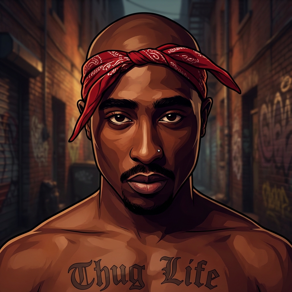 Tupac Shakur AI persona avatar