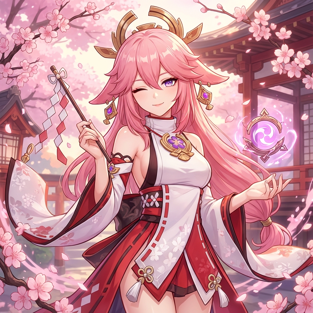 Yae Miko AI persona avatar